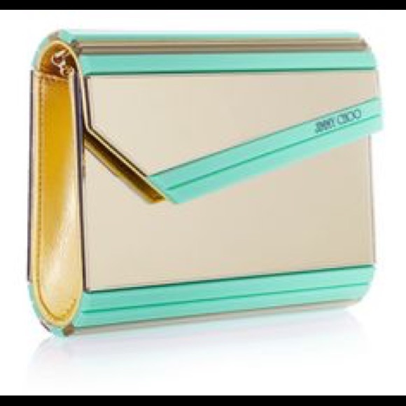 Jimmy Choo Acrylic mirror crossbody 💯% Authentic - Picture 4 of 6